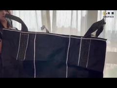 Bao FIBC chống tĩnh điện phân tán CROHMIQ màu xanh / trắng cho bột hóa chất nguy hiểm