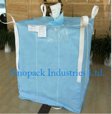 Mua 1000kg Túi chống tĩnh công nghiệp CROHMIQ màu xanh / trắng để lưu trữ bột hóa chất online manufacture