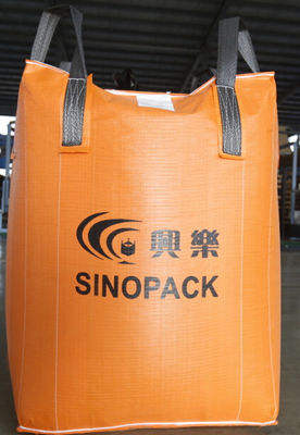 Mua Túi FIBC lớn 500kg màu cam có dây phụ, Bao Jumbo FIBC lớn online manufacture