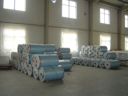 Mua FIBC chống phân tán túi số lượng lớn tĩnh CROHMIQ màu xanh / trắng cho bột hóa chất nguy hiểm online manufacture