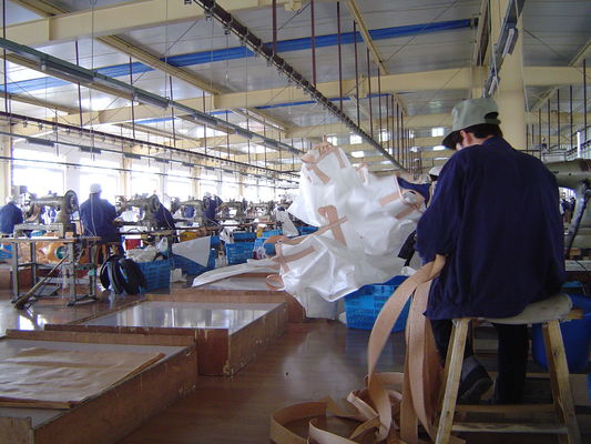 Mua PP lớn 3000lbs thực phẩm trắng cấp FIBC / 1 tấn túi online manufacture