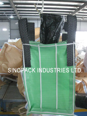 Mua Bao bì dạng bột 4 túi có vách ngăn 1000KGS vải PP xanh nguyên chất 100% online manufacture
