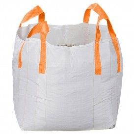 Mua Túi lớn màu trắng của Liên hợp quốc FIBC Bulk Bag với lớp phủ chống tĩnh 1000kg dung lượng tải và vòng xoáy góc ngang cho vận chuyển hạng nặng online manufacture