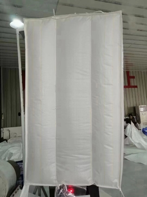 4 vòng xoắn góc túi chống bụi với thiết kế chống bụi và dung lượng tải lên đến 2000 kg cho các giải pháp đóng gói bền