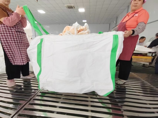 Túi lớn FIBC cấp thực phẩm, tải trọng làm việc an toàn 1000kg, đáy 36x36 inch